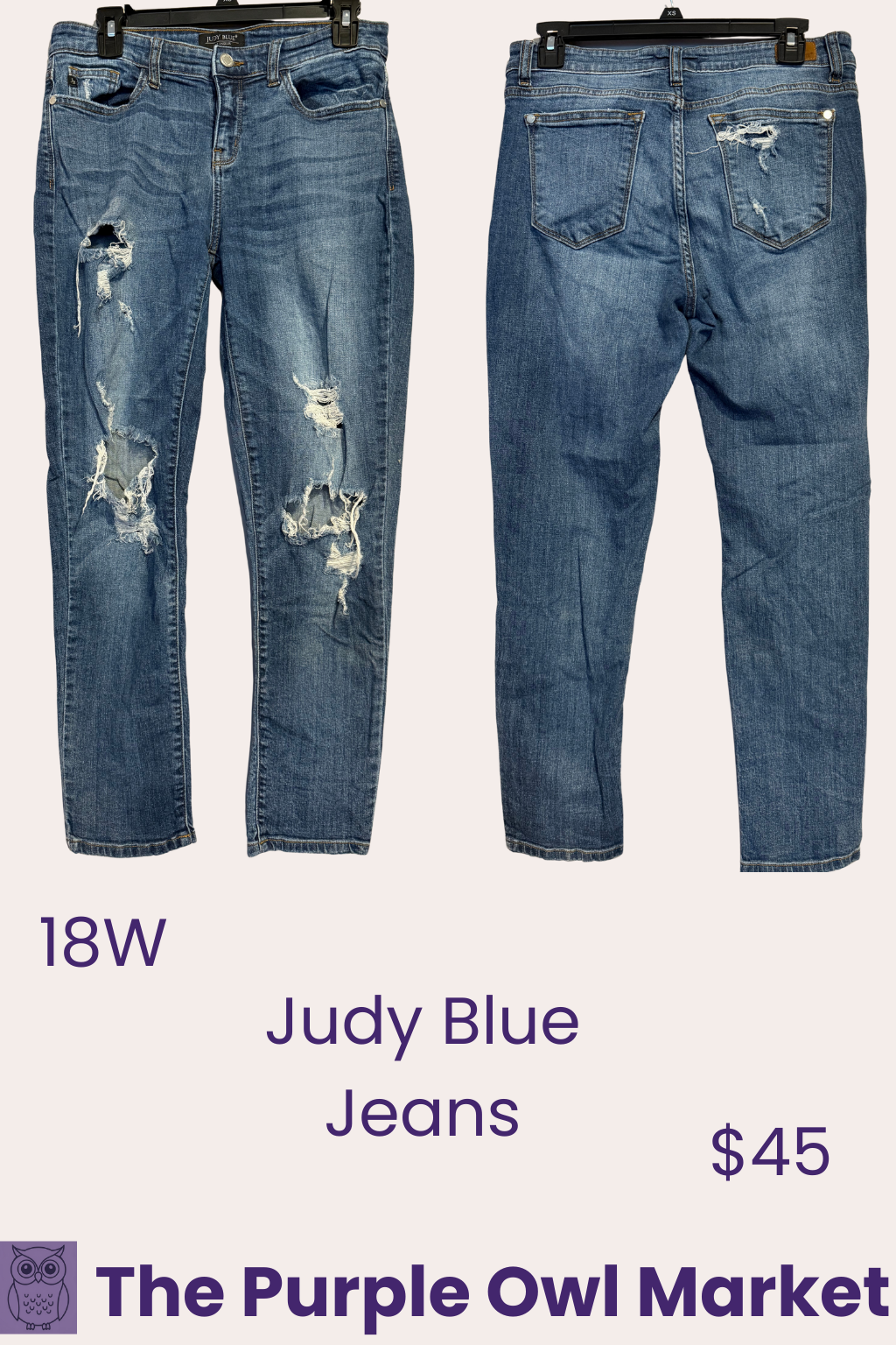 Distressed Judy Blue Jeans