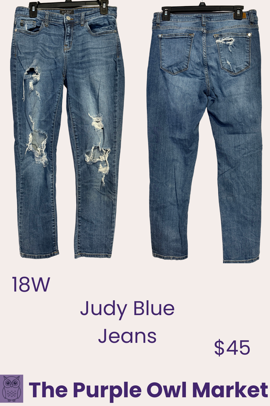 Distressed Judy Blue Jeans