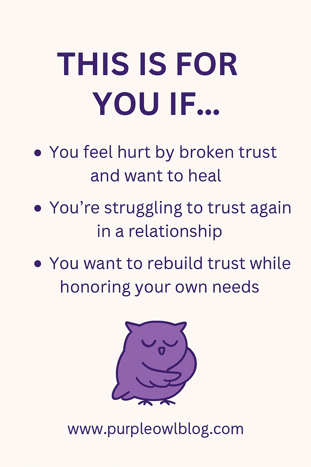 The Trust Again Toolkit